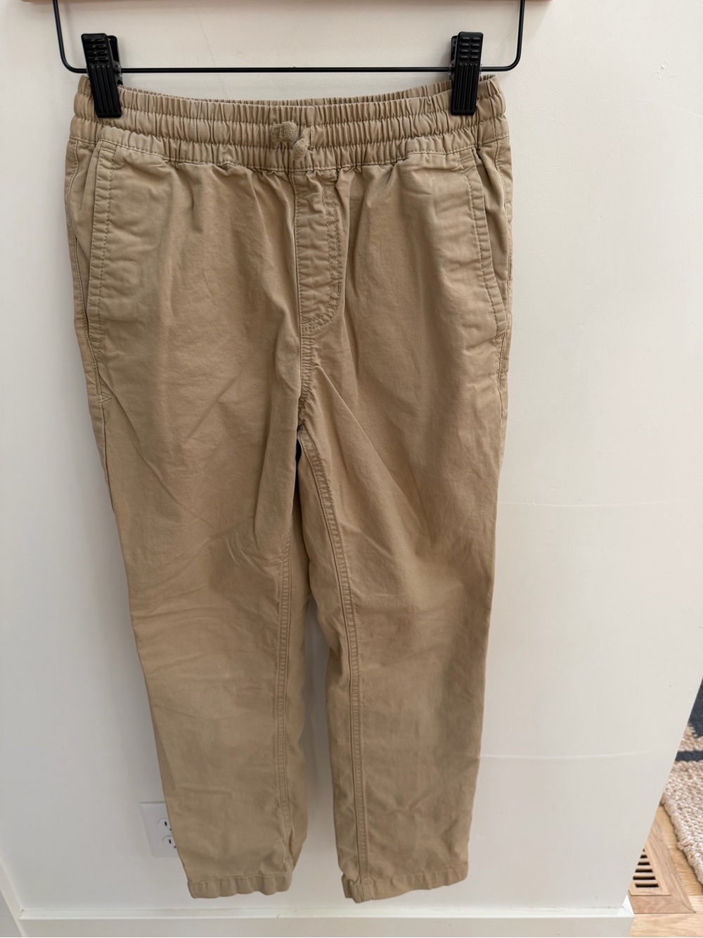 VANS Kids Elastic Waist Tan Casual Pants 
size 12